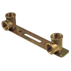 Монтаж планка с угольниками 1/2″